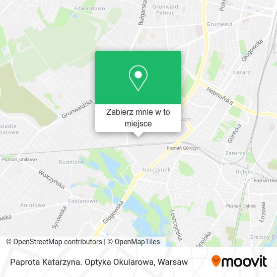 Mapa Paprota Katarzyna. Optyka Okularowa