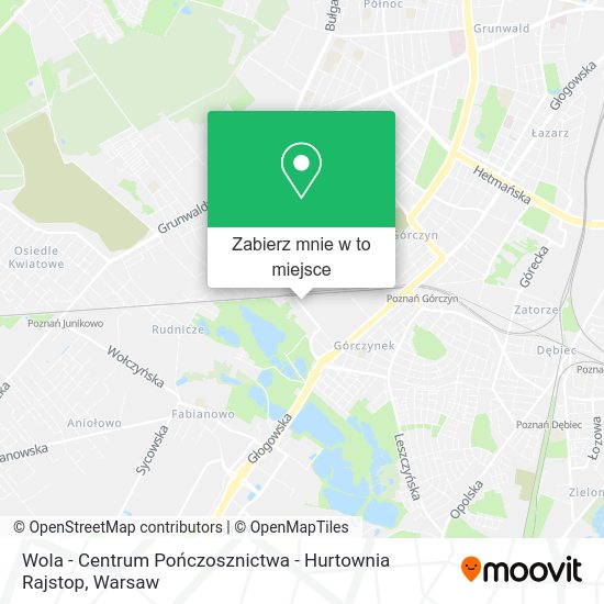 Mapa Wola - Centrum Pończosznictwa - Hurtownia Rajstop