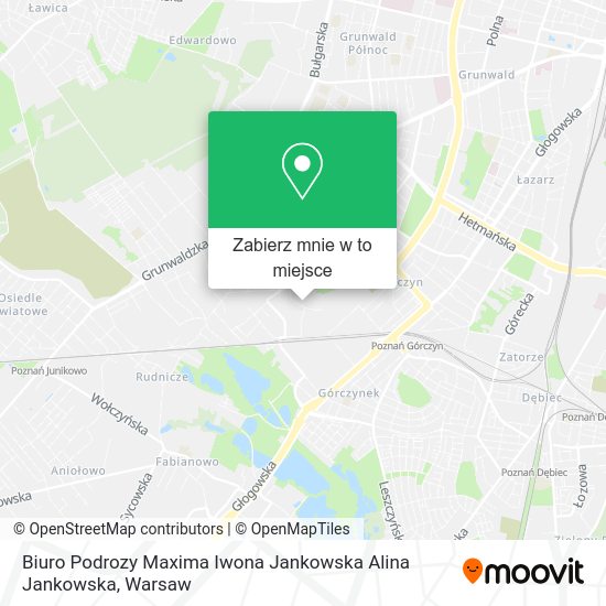 Mapa Biuro Podrozy Maxima Iwona Jankowska Alina Jankowska