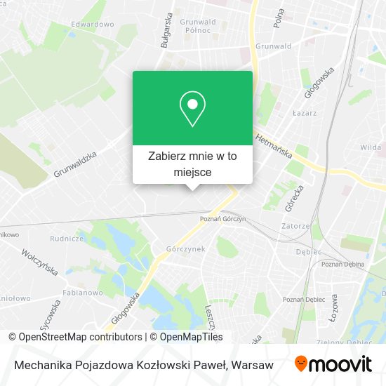 Mapa Mechanika Pojazdowa Kozłowski Paweł