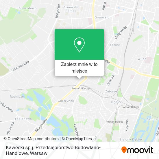 Mapa Kawecki sp.j. Przedsiębiorstwo Budowlano-Handlowe