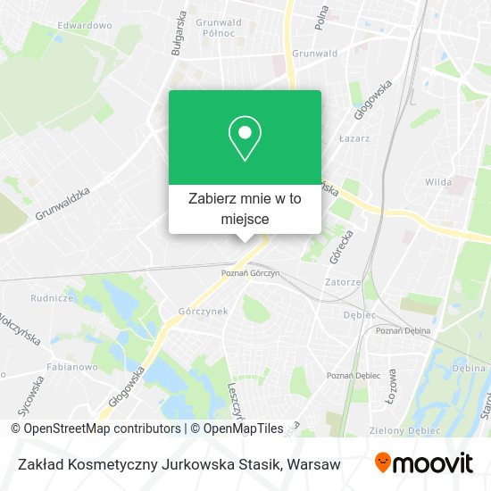 Mapa Zakład Kosmetyczny Jurkowska Stasik