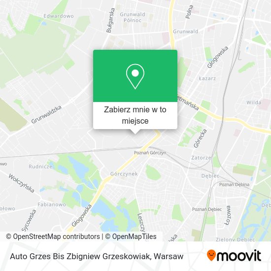 Mapa Auto Grzes Bis Zbigniew Grzeskowiak