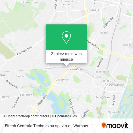 Mapa Eltech Centrala Techniczna sp. z o.o.