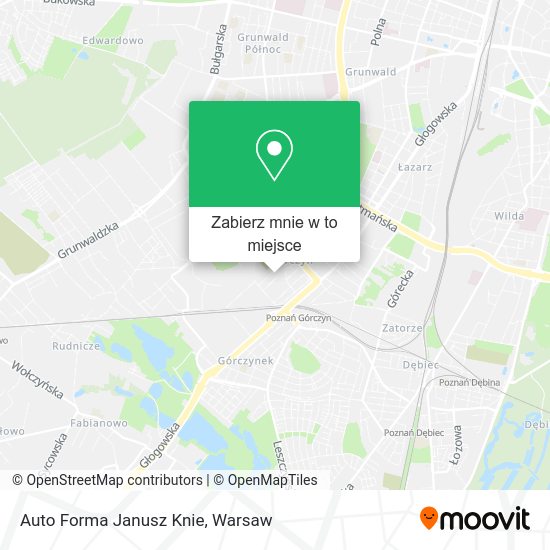 Mapa Auto Forma Janusz Knie