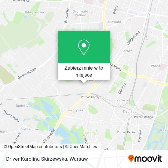 Mapa Driver Karolina Skirzewska