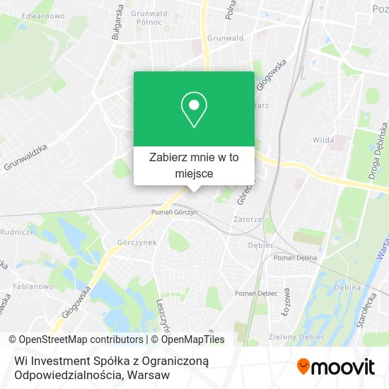 Mapa Wi Investment Spółka z Ograniczoną Odpowiedzialnościa