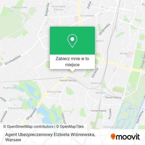 Mapa Agent Ubezpieczeniowy Elzbieta Wiśniewska