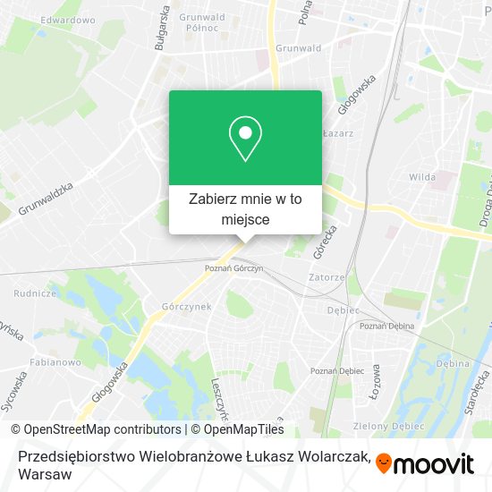 Mapa Przedsiębiorstwo Wielobranżowe Łukasz Wolarczak