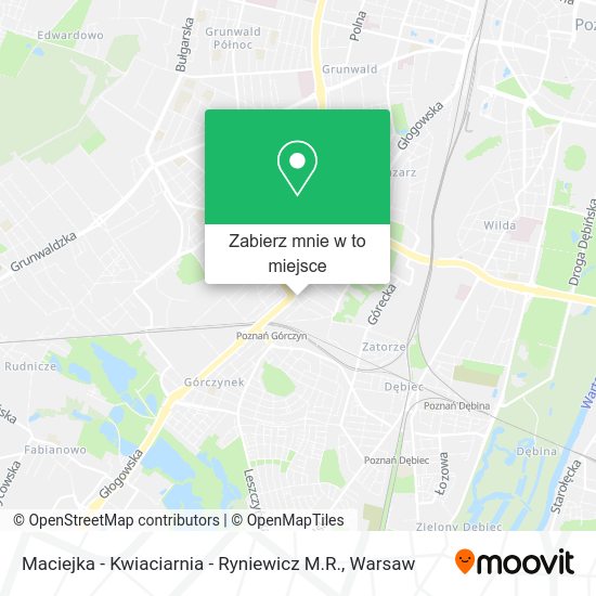 Mapa Maciejka - Kwiaciarnia - Ryniewicz M.R.