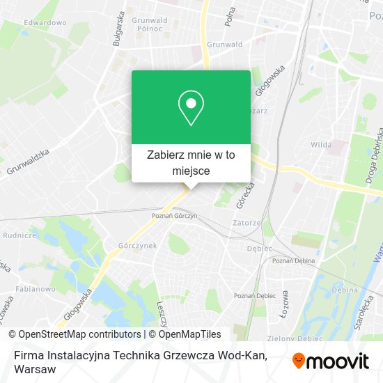 Mapa Firma Instalacyjna Technika Grzewcza Wod-Kan