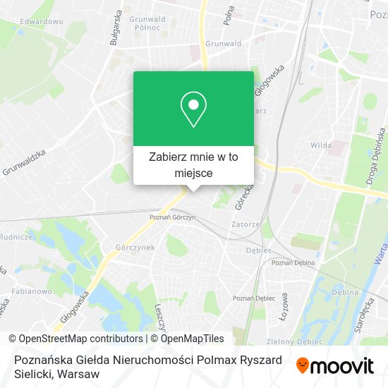 Mapa Poznańska Giełda Nieruchomości Polmax Ryszard Sielicki