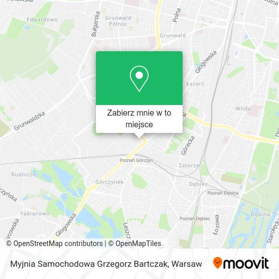 Mapa Myjnia Samochodowa Grzegorz Bartczak