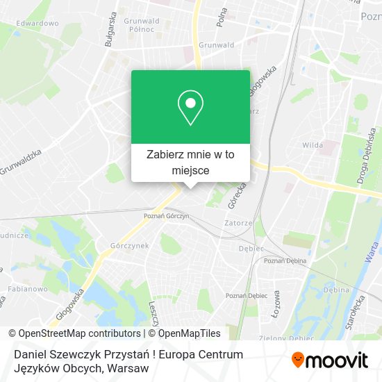 Mapa Daniel Szewczyk Przystań ! Europa Centrum Języków Obcych