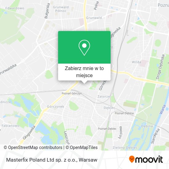 Mapa Masterfix Poland Ltd sp. z o.o.