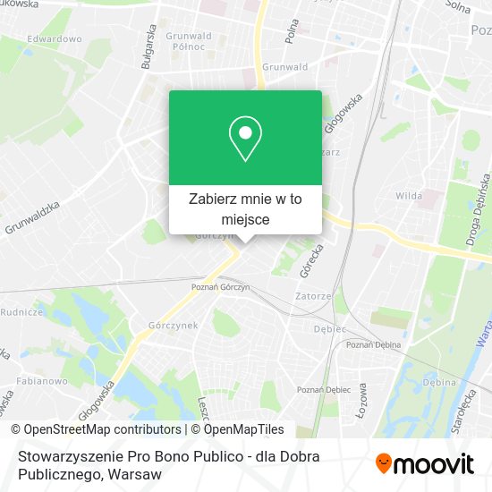 Mapa Stowarzyszenie Pro Bono Publico - dla Dobra Publicznego