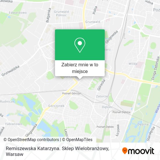 Mapa Remiszewska Katarzyna. Sklep Wielobranżowy