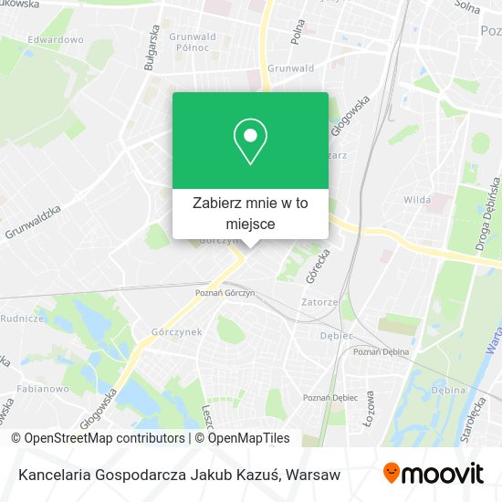 Mapa Kancelaria Gospodarcza Jakub Kazuś