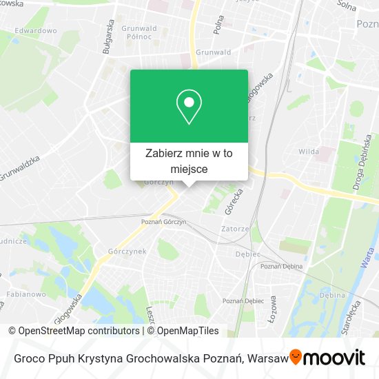 Mapa Groco Ppuh Krystyna Grochowalska Poznań