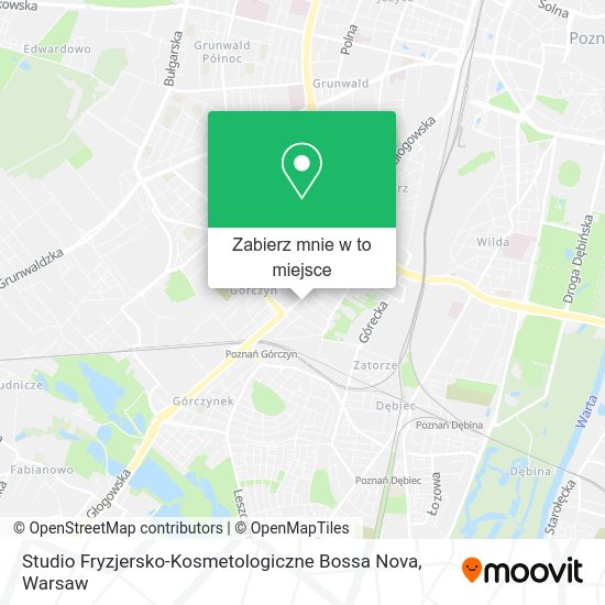 Mapa Studio Fryzjersko-Kosmetologiczne Bossa Nova