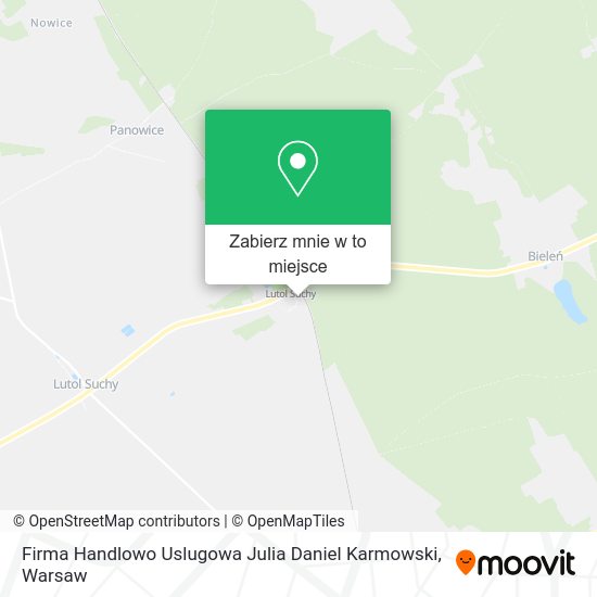 Mapa Firma Handlowo Uslugowa Julia Daniel Karmowski