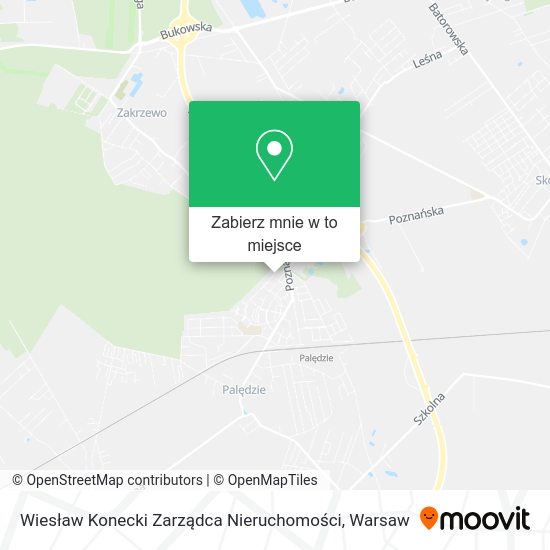 Mapa Wiesław Konecki Zarządca Nieruchomości