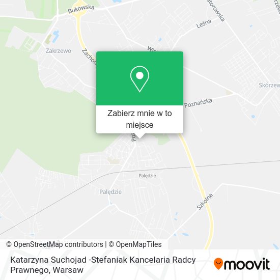 Mapa Katarzyna Suchojad -Stefaniak Kancelaria Radcy Prawnego