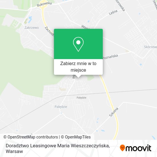 Mapa Doradztwo Leasingowe Maria Wieszczeczyńska