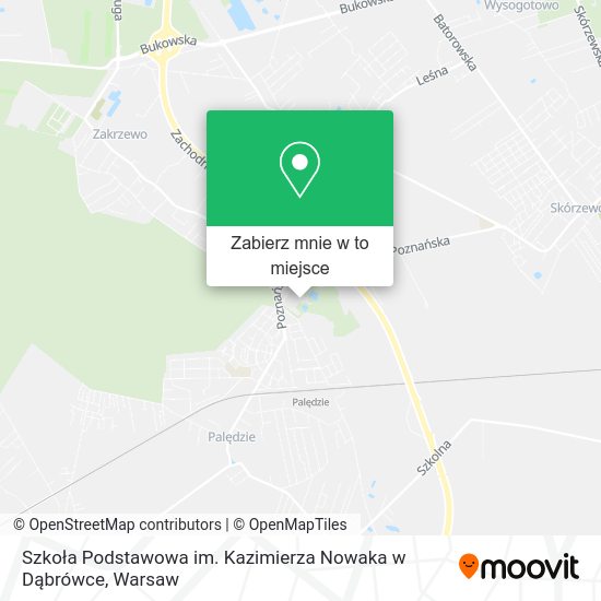 Mapa Szkoła Podstawowa im. Kazimierza Nowaka w Dąbrówce