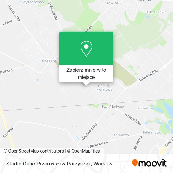 Mapa Studio Okno Przemysław Parzyszek