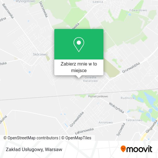 Mapa Zakład Usługowy