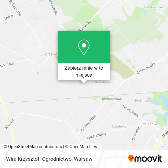 Mapa Wira Krzysztof. Ogrodnictwo