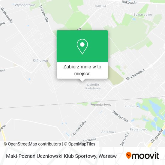 Mapa Maki-Poznań Uczniowski Klub Sportowy