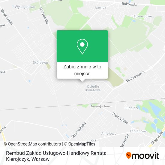 Mapa Rembud Zakład Usługowo-Handlowy Renata Kierojczyk