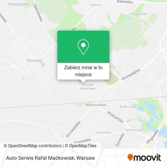 Mapa Auto Serwis Rafał Maćkowiak