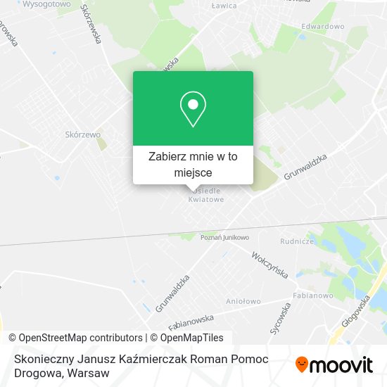 Mapa Skonieczny Janusz Kaźmierczak Roman Pomoc Drogowa