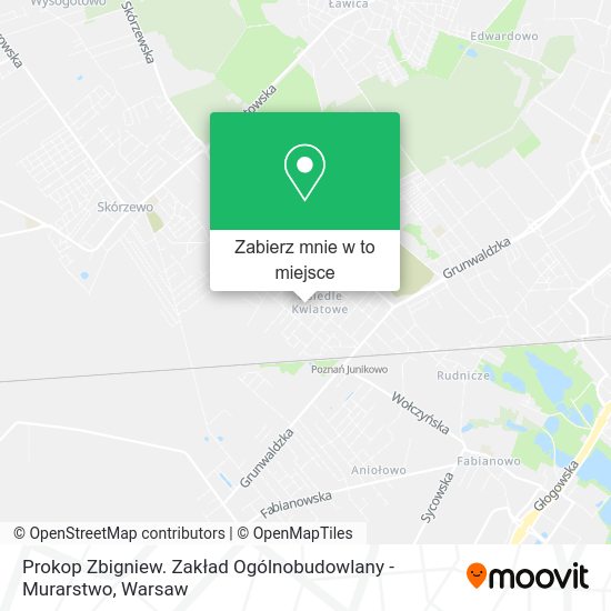 Mapa Prokop Zbigniew. Zakład Ogólnobudowlany - Murarstwo