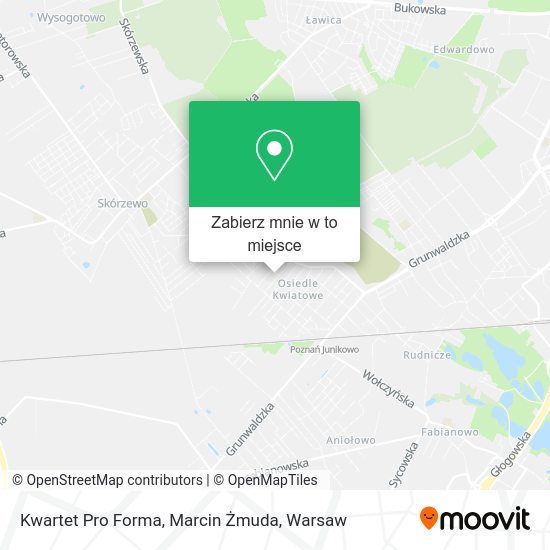 Mapa Kwartet Pro Forma, Marcin Żmuda