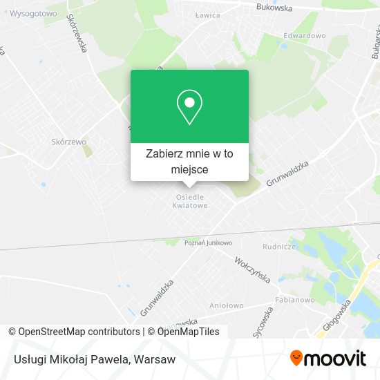 Mapa Usługi Mikołaj Pawela