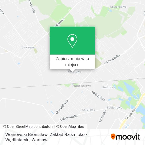 Mapa Wojnowski Bronisław. Zakład Rzeźnicko - Wędliniarski