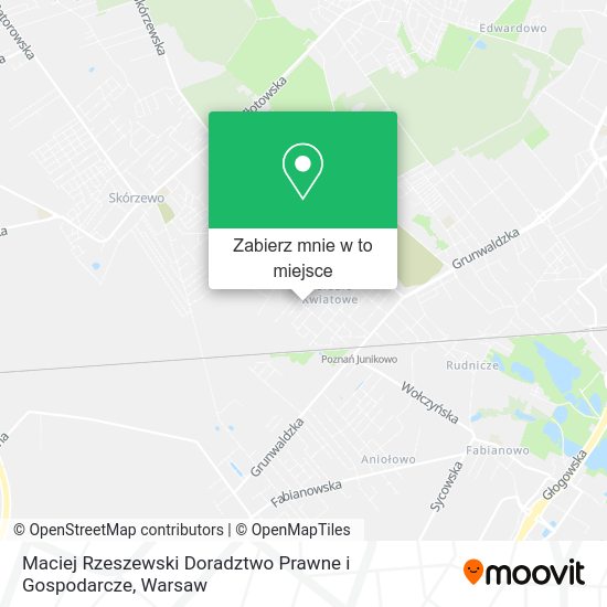 Mapa Maciej Rzeszewski Doradztwo Prawne i Gospodarcze