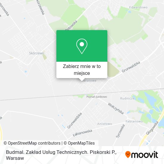 Mapa Budmal. Zakład Usług Technicznych. Piskorski P.