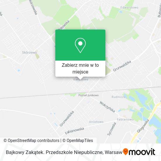 Mapa Bajkowy Zakątek. Przedszkole Niepubliczne