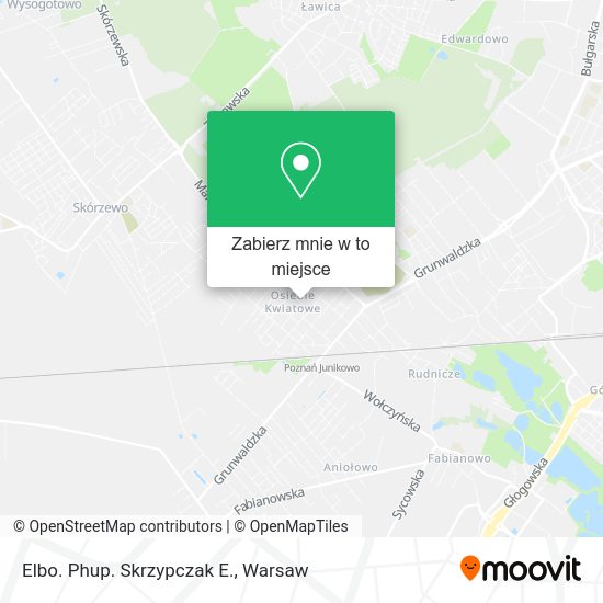 Mapa Elbo. Phup. Skrzypczak E.