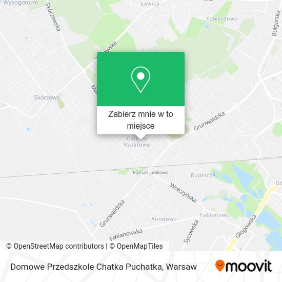 Mapa Domowe Przedszkole Chatka Puchatka