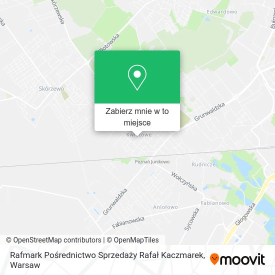 Mapa Rafmark Pośrednictwo Sprzedaży Rafał Kaczmarek