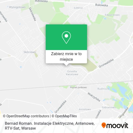 Mapa Bernad Roman. Instalacje Elektryczne, Antenowe, RTV-Sat