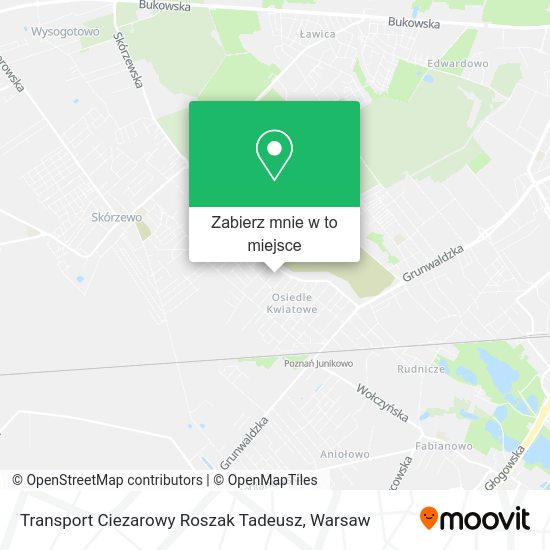 Mapa Transport Ciezarowy Roszak Tadeusz