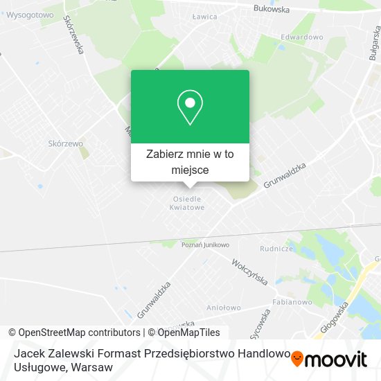 Mapa Jacek Zalewski Formast Przedsiębiorstwo Handlowo Usługowe