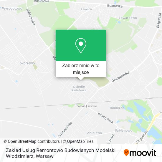 Mapa Zakład Usług Remontowo Budowlanych Modelski Włodzimierz